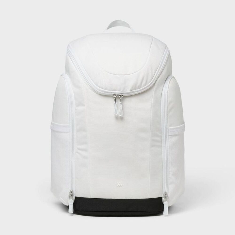 All In Motion - 20" Sports Ball Bag Backpack - All In Motion White White